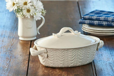 Levingston Covered Baker - Oval Set of 2 Park Designs - The Fox Decor